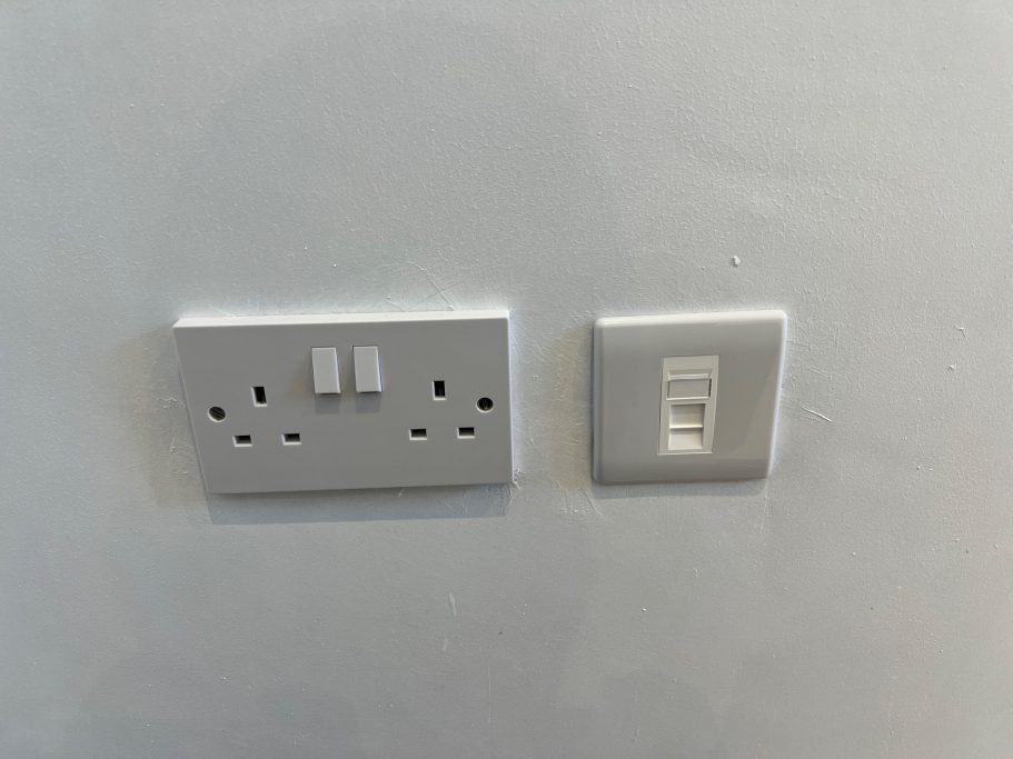 Ethernet data outlet in each bedroom, office and living room